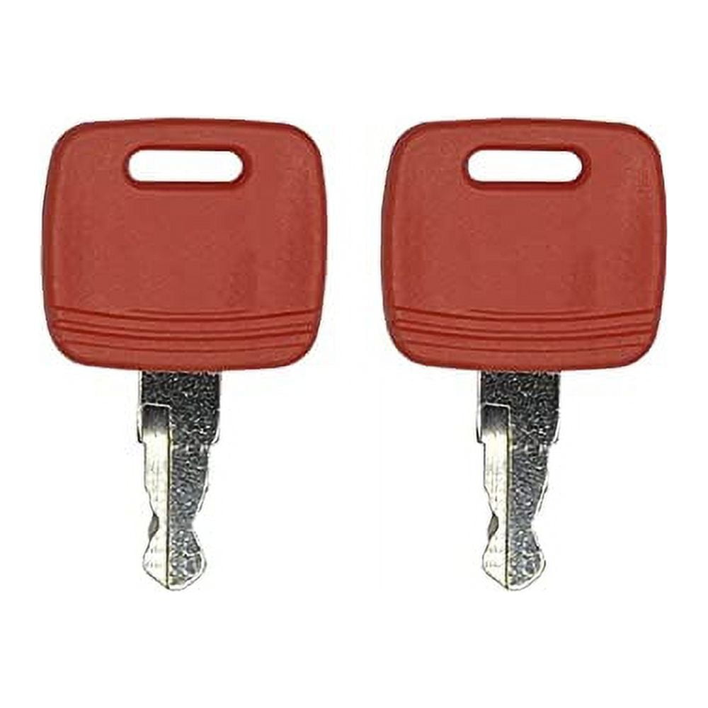 2 Pack Keys for Kubota Mini Excavator, Backhoe, Skid Steer, Track