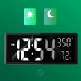 thumbnail image 4 of 2x Despertador Digital de Escritorio Reloj de Pared Temperatura para Dormitorio, 4 of 9