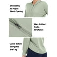 thumbnail image 5 of Women's Jacket Lightweight Full Zip Hoodie with Pockets Sports Outdoor UPF 50+, 5 of 7