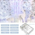 thumbnail image 6 of Christmas Outdoor String Lights, GooingTop 42.6 Ft 130 LED Lights Battery Operated for Garden Patio, Holiday Wedding Christmas Outdoor Indoor Decor (Cool White), 6 of 9