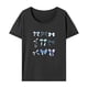 thumbnail image 1 of Camiseta de mujer Camiseta básica elegante de verano para trabajo en la calle Caminar Camping Viajes L, 1 of 7