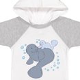 thumbnail image 4 of Inktastic Cute Manatees with Bubbles Boys or Girls Baby Bodysuit, 4 of 5