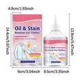 thumbnail image 3 of Limpiadores domésticos Limpiador desengrasante para ropa de 237 ml Descompone las manchas de aceite Protege el color y evita la decoloración Limpieza de ropa de múltiples tejidos Deja un detergente, 3 of 9