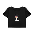 thumbnail image 1 of Trajes femeninos cortos para mujer, camisa elegante con cuello redondo para ir de compras en la playa S, 1 of 7