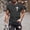 Tops-A613Dark Gray, variant on Gamivast Men's Graphic T-Shirts Crew Neck Soft Short Sleeve T-Shirts Slim Fit Cross Print Tee Shirts Breathable Casual Summer Daily Streetwear Tops