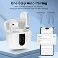 thumbnail image 6 of Wireless Earbuds Bluetooth Headphones for Samsung Galaxy S25 Ultra Edge A17 A16 A15 A54 A36 S24 S23 S22,60H Long Playtime LED Power Display IP7 Waterproof in Ear Earphone with Mic for iPhone 17 16e, 6 of 14