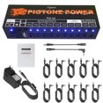 thumbnail image 1 of Pigtone Fuente de alimentación para guitarra 10 salidas CC aisladas para pedal de efecto de 9 V/12 V/18 V PD-02 con USB (5V2A), 1 of 5
