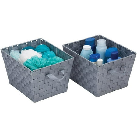 - Honey Can Do Woven Storage Baskets, Gray (Pack of 2)