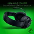 thumbnail image 2 of Razer Kraken X Gaming Headset - 7.1 Surround Sound - Ultra-light - Classic Black, 2 of 7