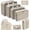9 Pcs Beige, variant on 9 Pcs Set Travel Organizer Storage Bags Suitcase Packing Cubes Set Cases Portable Luggage Clothes Shoe Tidy Pouch Folding