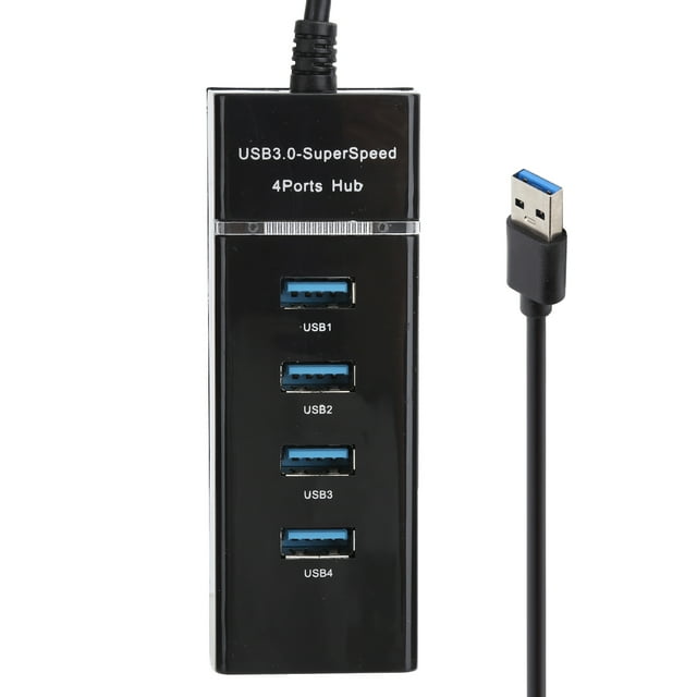 1 a 4 USB 3.0 HUB macho a hembra USB extensor adaptador cable divisor para PC portátil