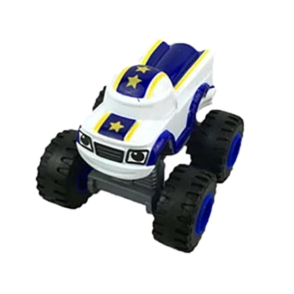 Education Toys - Monsters Truck Toys Blaze The Monster Machines, Machines Car Toy Russian Classic Blaze Cars Toys Model Gifts Birthday Gift Christmas Gifts Party Decoraction(White)