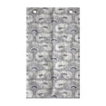 thumbnail image 1 of Acanthus Hanging Pocket Organizer, Repeating Pattern with Antique Inspired Dotwork Motif Damask, Printed Polyester Storage Bag with Pockets, 21" x 31", Violet Blue Eggshell, 1 of 2