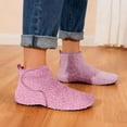 thumbnail image 4 of Deago Women Warm Bootie Slipper Socks Winter Cozy Fuzzy House Shoes Non Slip Soft Lightweight Indoor Outdoor, 4 of 10