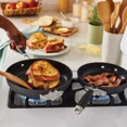 thumbnail image 2 of Calphalon AquaShield Nonstick 9‑Piece Space‑Saving Cookware Set, Stackable Pans, Stay‑Cool Handles, Dishwasher‑Safe, 2 of 5