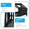 thumbnail image 2 of LEORX 1Pc Multi Function Label Rack Black Plastic for Desktop Label Printer, 2 of 5