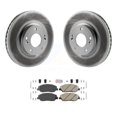 thumbnail image 1 of Transit Auto Front Coated Disc Brake Rotors and Ceramic Pads Kit for Car 2007-2009 Hyundai Santa Fe KGA-101000, 1 of 11