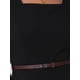thumbnail image 5 of INSPIRE CHIC Vestido Midi de Iglesia Elegante con Cuello Cuadrado y Manga 3/4 con Cinturón y Pliegues para Mujeres Talla XS Negro, 5 of 6