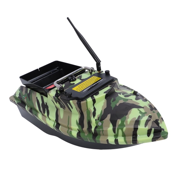 Barco De Cebo De Pesca RC, Control Remoto De 500m, Motor Dual ABS, Luz Nocturna, Control De Crucero Con Batería De 12000mAh Para Pesca