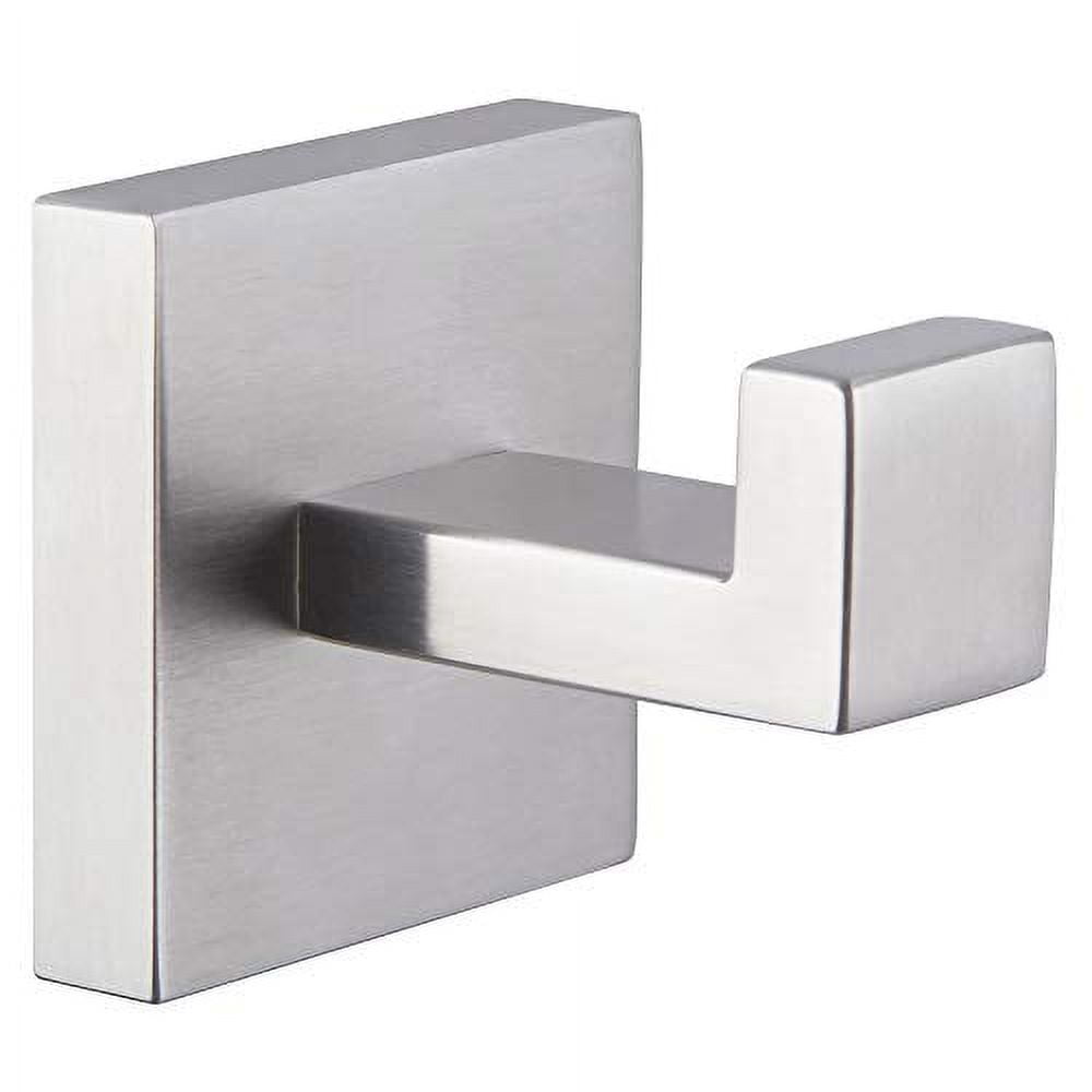 Bathroom Towel Hook Brushed Nickel, Angle Simple SUS304 Stainless