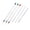 White, variant on Jiaroswwei 6Pcs Nail Art Design Brush Dotting Painting Drawing Striping Liner Pen Tool Set