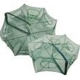 thumbnail image 2 of Baohd Folded Portable Polygon Fishing Net Nylon Foldable Crayfish Shrimp Catcher Crab Fish Trap Cages, 2 of 9