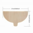 thumbnail image 3 of Wooden Pizza Peel - for Baking, Unique Semi-Circular Design, for Home and Commercial Use, 3 of 6