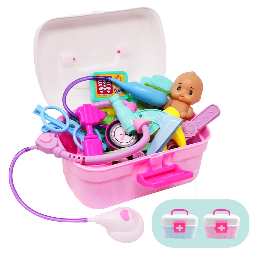 36 Pcs Kids Doctor Kit Play Set Toys Medical Kit First Aid ...