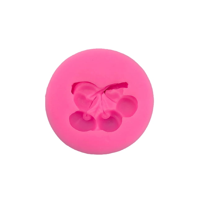 Toystoory Molde de silicona con forma de cereza para casa de vacaciones, Hotel, Bar, café, panadería, gelatina, pudín, pastel, decoración de Herramientas y accesorios para hornear