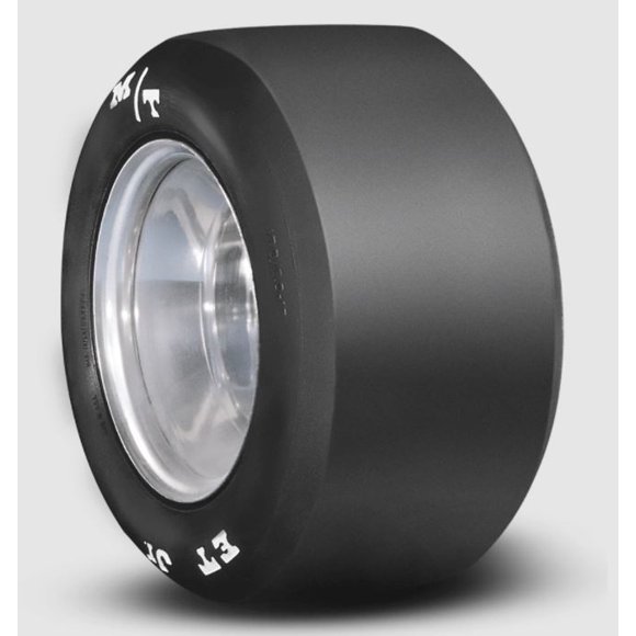 Mickey Thompson Tires Tire 250935 ET JR.; P18.0 x 8.0-8; Drag Race Use Only; Nylon; Bias Ply; L2 Soft Compound For Jr. Dragsters; Painted White Letter; Tubeless; Non-Directional Tread Design