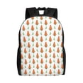 thumbnail image 1 of Balery Cute Carrot Print Mochila - Mochila Estilosa y Duradera para Laptop de 15 Pulgadas con Tela Oxford Impermeable, 1 of 8