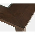 thumbnail image 4 of Jofran Urban Icon Contemporary 66" Extension Glass Inlay Dining Table, 4 of 6