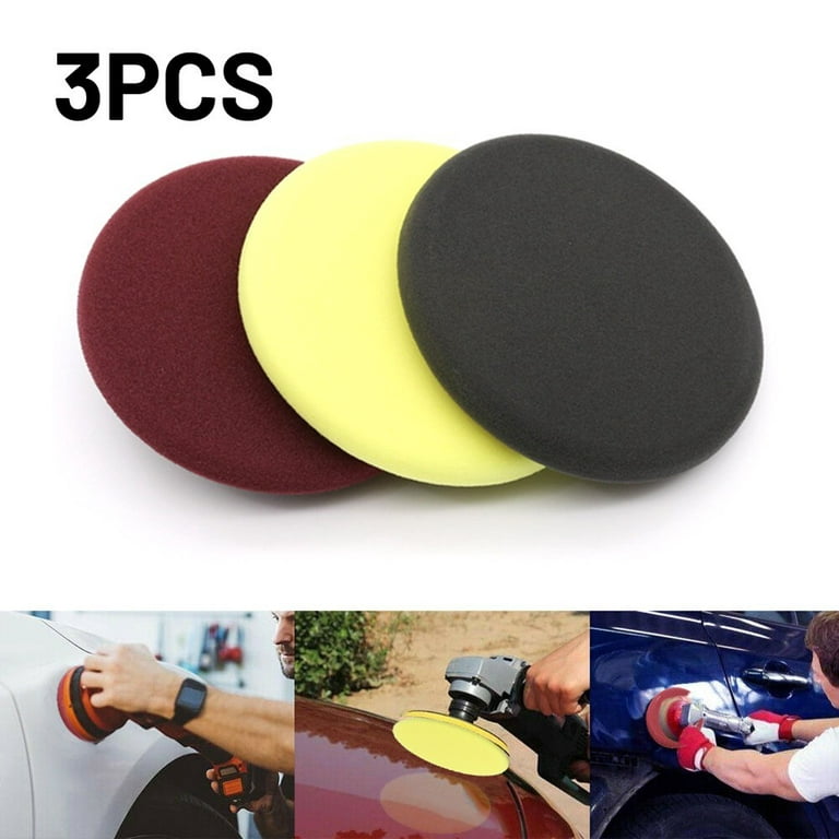 3pcs Sponge Polishing Pads Drill Buffer Attachment Car Polishing Kit  Polishing