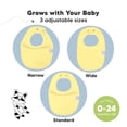 thumbnail image 4 of Baberos para bebés KeaBabies, paquete de 8 unidades, absorbentes de algodón orgánico, 4 of 9