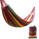 thumbnail image 3 of Hamaca de Hamaca de Campamento para Acampar Hamaca Portátil Doble Con 2 Correas Hamacas de Tela de Rayas Coloridas para Interiores al Aire Libre, 3 of 8
