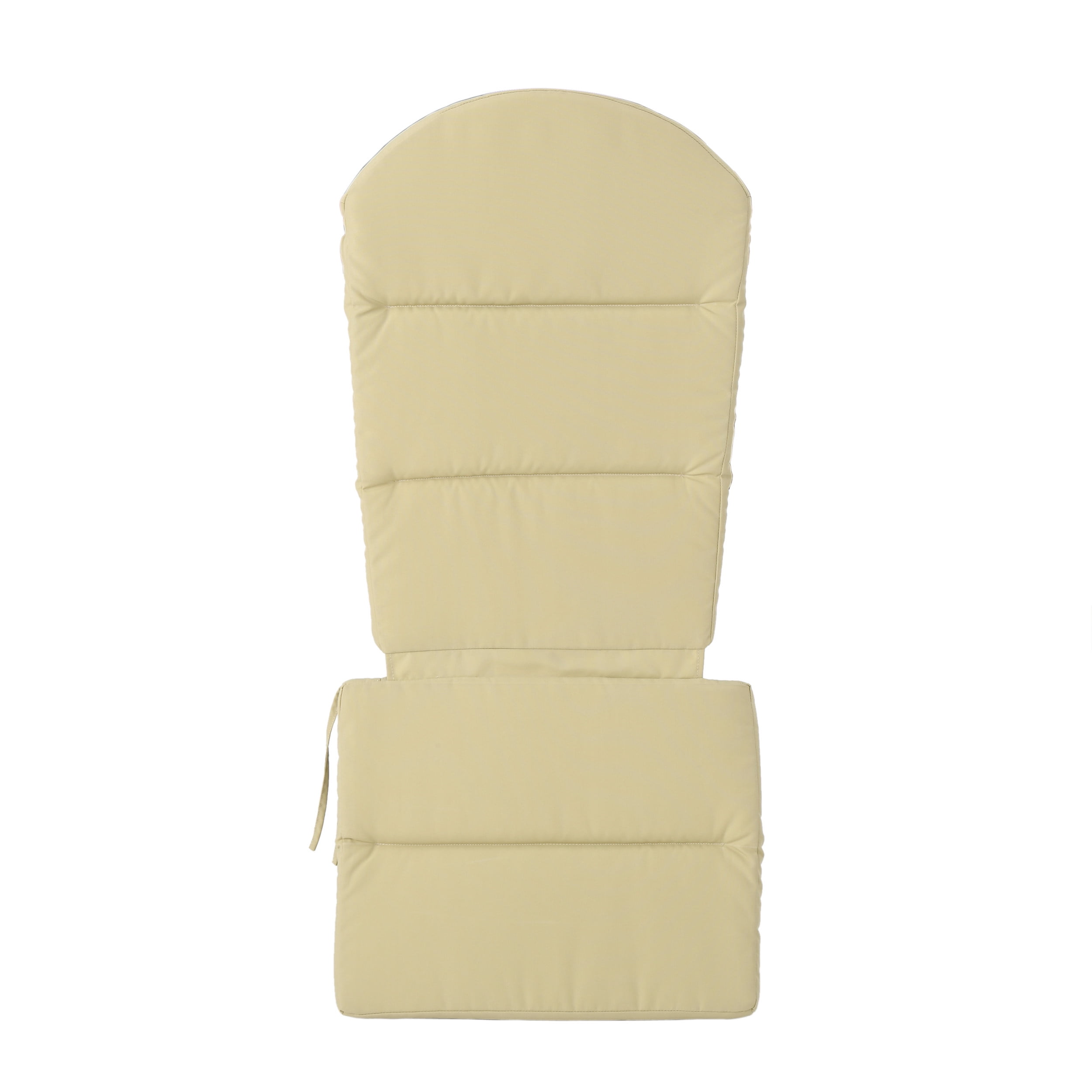 Mimi Outdoor Acacia Wood Adirondack Chairs with Cushions, Natural, Khaki