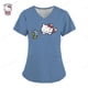 thumbnail image 3 of Ropa de mujer, camisetas de verano, camisetas de Hello Kitty, camisetas con cuello en V, camisetas con bolsillos, uniformes de enfermera, camisetas de hospital, camisetas para mujer 2023, 3 of 5