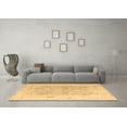 thumbnail image 3 of Ahgly Company Indoor Square Abstract Brown Modern Area Rugs, 8' Square, 3 of 4