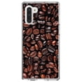 thumbnail image 1 of DistinctInk Clear Shockproof Hybrid Case for Samsung Galaxy Note 10 (6.3" Screen) - TPU Bumper, Acrylic Back, Tempered Glass Screen Protector - Dark Brown Coffee Beans, 1 of 1