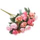 thumbnail image 1 of GOOHOCHY Ramo de rosas artificiales vintage para San Valentín, bodas, fiestas en casa (rosa), 1 of 7