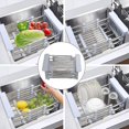 thumbnail image 4 of Expandable Dish Dryer, Expandable Draining Rack For Dishes. Expandable Above The Sink With Adjustabl, 4 of 4