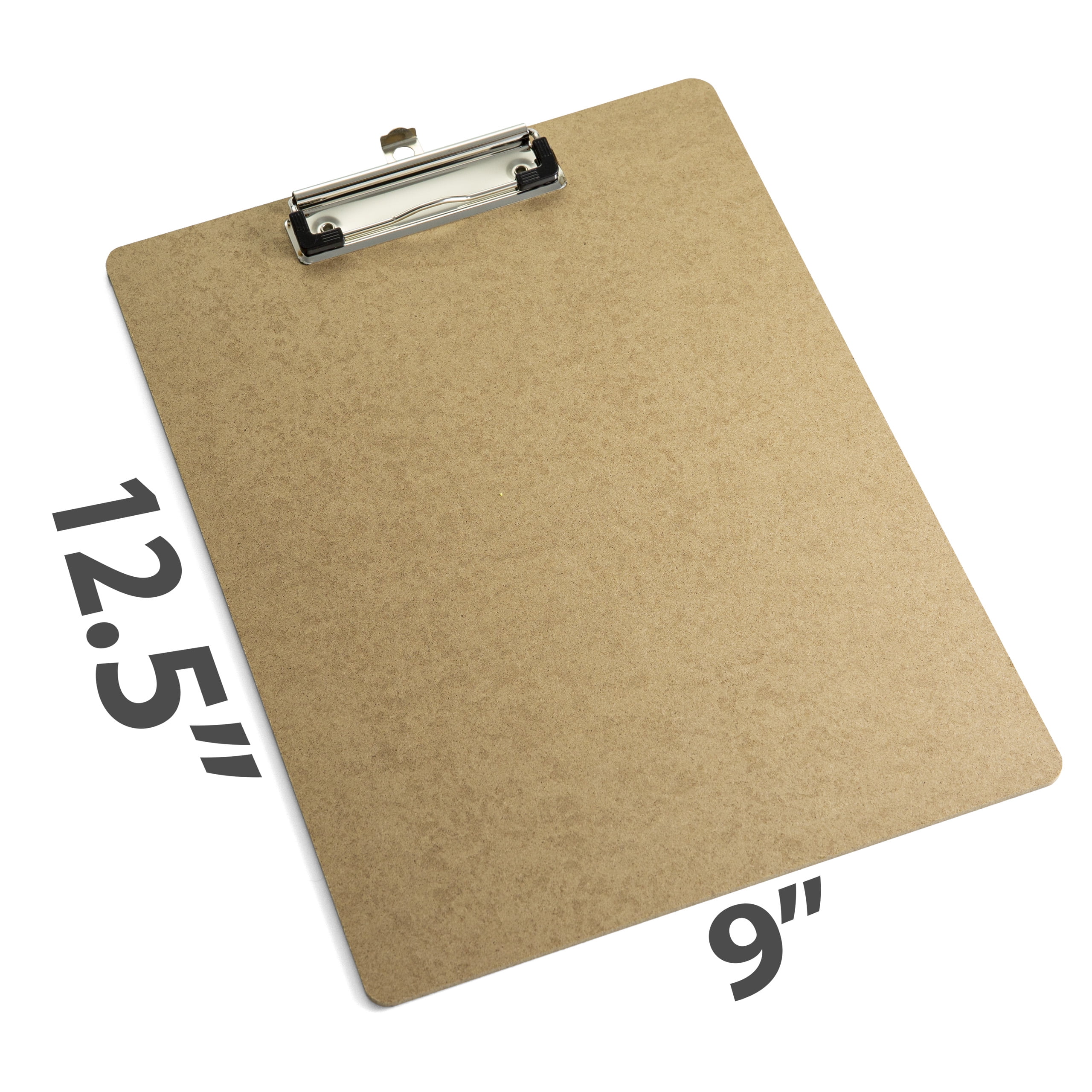 Crapyt Wooden Clipboard with Metal Clip Drawing Board A4 Size Hardboard  Office School for Memo Clipboard File Storage Wood Grain Durable Thicken
