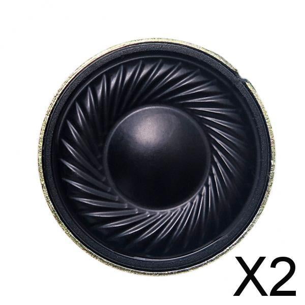 2X Tweeter interior magnético 8ohm piezas de accesorios de altavoz ondulado resistente al agua 2 piezas