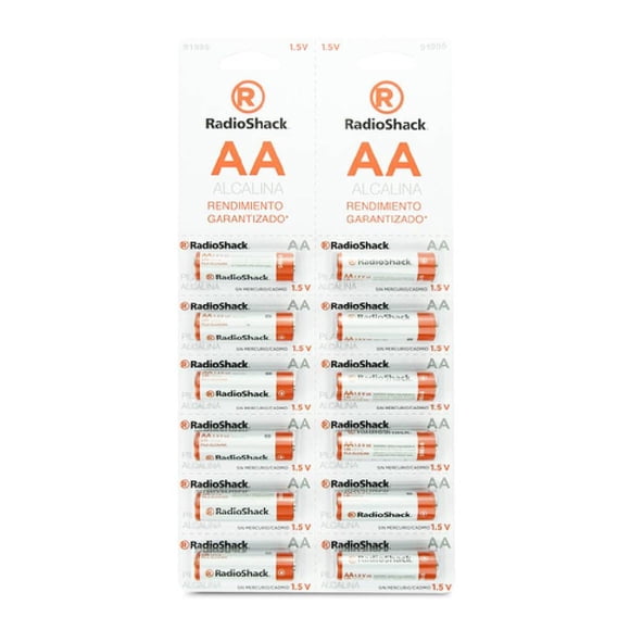 Pilas alcalinas AA RadioShack