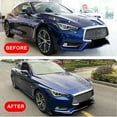 thumbnail image 2 of 3Pcs/Set Front Bumper Lip Spoiler Splitter Diffuser Bodykits Fit For Infiniti Q60 2017 2018 2019 2020 2021 22022, 2 of 4