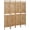 63" x 70.9", variant on 4-Panel Bamboo Room Divider, Foldable Privacy Screen for Indoor Partition, 63x70.9 Inches, Natural Bamboo Color