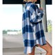 thumbnail image 5 of Puntoco Moda Mujer Manga Larga Estampado Invierno Sin Capucha Casual Abrigo Blusa top Puntoco Puntoco-1, 5 of 8