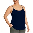 thumbnail image 4 of BXINGOHAI Womens Plus Size Tank Tops Summer Sleeveless Basic Cami Top Shirt Casual Gray 2XL, 4 of 6