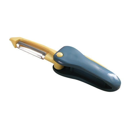 

Egmy Portable Folding Multifunctional Fruit Knife Kitchen Peeling Apple Grater Dark Blue One Size