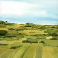 thumbnail image 2 of Popp, Grace 12x12 White Modern Wood Framed Museum Art Print Titled - Green Gold Valley I, 2 of 4